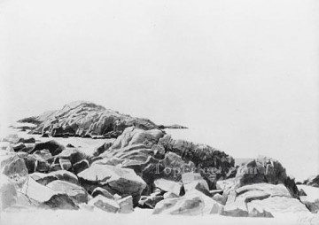  Stanley Canvas - New England Coast scenery Luminism William Stanley Haseltine